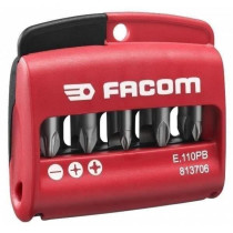10 mixed jacks of screwing 1/4 '' + EMBOUT - FACOM - E.110PB