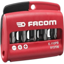 10 mixed jacks of screwing 1/4 '' + EMBOUT - FACOM - E.110PB