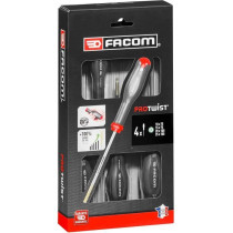 FACOM SET OF 4 PROTWIST RESISTORX / ATXR SCREWDRIVERS