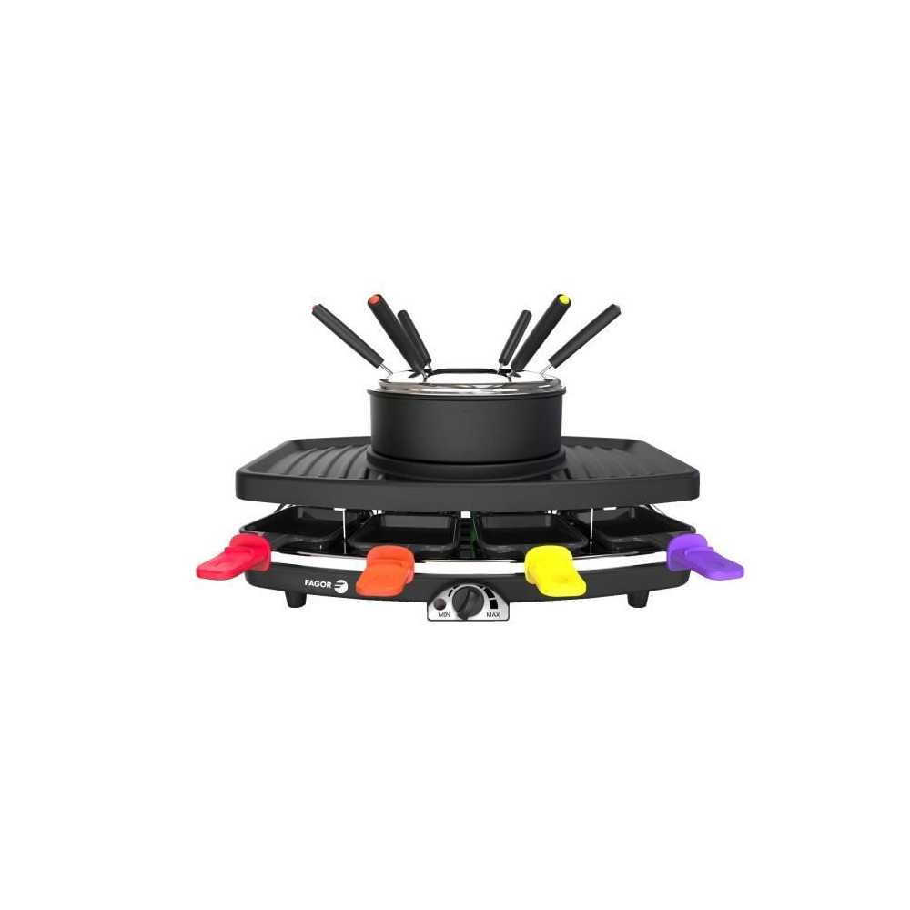 FAGOR - FG816 3-in-1 combination wiper + fondue + grill - 1100W - 1.5L