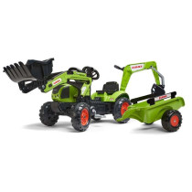 CLAAS Arion 410 Pedal Loader with Excavator
