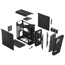 PC Case - FRACTAL DESIGN - Torrent Compact Black Solid - Black ( FD-C-