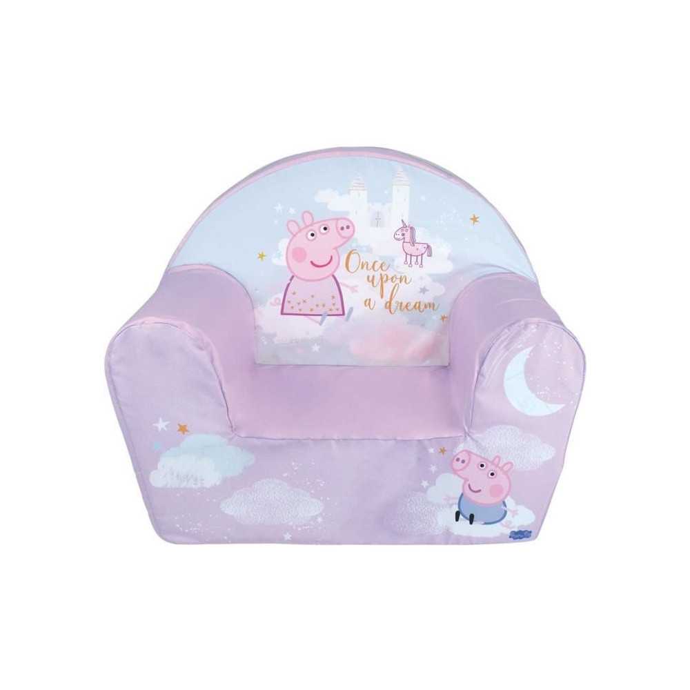 FUN HOUSE Peppa Pig Club armchair - W.52 x D.33 x H.42 cm - For childr