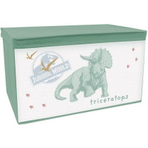 FUN HOUSE Jurrasic World Dinosaur Toy Chest - Foldable - 55.5 x 34.5 x