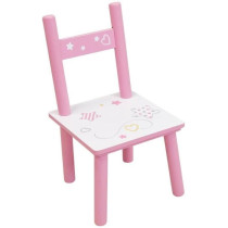 FUN HOUSE - Unicorn table h 41.5 cm x w 61 cm x d 42 cm with a chair h