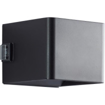Magnetic outdoor wall light - ISEO - BRILLIANT - Rechargeable - Black