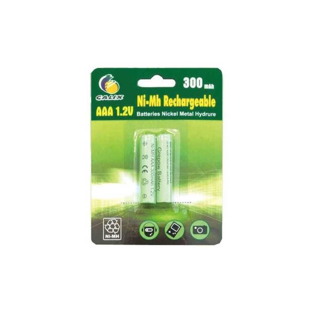 GALIX Pack of 2 rechargeable batteries LR03 / AAA - Ni-Mh - 1.2 Volts