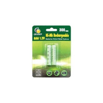 GALIX Pack of 2 rechargeable batteries LR03 / AAA - Ni-Mh - 1.2 Volts