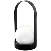 Metal solar lantern - beaded ball - GALIX