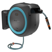Wall-mounted hose reel - GARDENA - PowerRoll XL - 18V - Length 35m - 1