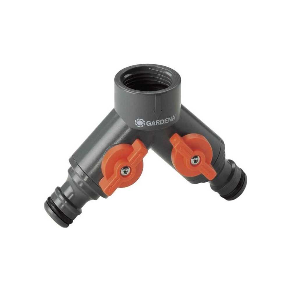 Gardena 2-way watering selector 20/27 or 26/34-Independent circuits-Si Gardena 2-way watering selector 20/27 or 26/34-Independent circuits-Si