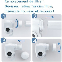 Pack 1 Filtre a eau - BRITA - ON TAP V - 600 L d'eau filtrée / 4 mois