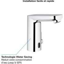 GROHE FAUXT Lavabo De Bain De Bain Infrarouge Get E, adjustable tempto
