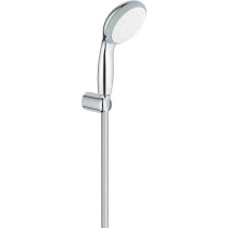 Grohe shower set 1 jet with vitulio go 100 chrome wall support 2619800