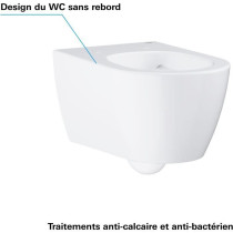 GROHE - Wall-hung toilet bowl