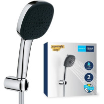 Shower set with 2-jet shower head, holder and hose - GROHE Vitalio Com
