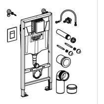Solido 3 in 1 pack for WC - Installation height 1.13m - GROHE - 38811K