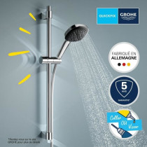 Shower set with 3 jets shower head, bar and flexible hose - GROHE Vita