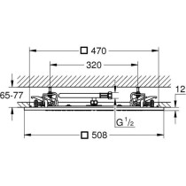 Grohe Ceiling Light Shower Rainshower F -Series 20 27286000 - Tete 1 J