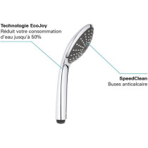 Grohe shower 1 jet vitulio joy 110 chrome 27315000