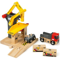 Brio World Grue de Chargement de Marchandises - Accessoire pour circui