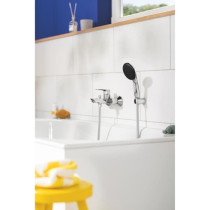 Shower set with 2 jets shower head, holder and hose - GROHE Vitalio St