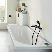 Shower set with 2 jets shower head, holder and hose - GROHE Vitalio Co
