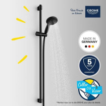 Shower set with 2 jets shower head, 90cm bar and flexible hose - GROHE