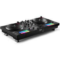 HERCULES DJCONTROL INPULSE T7 - Black motorized DJ controller with two
