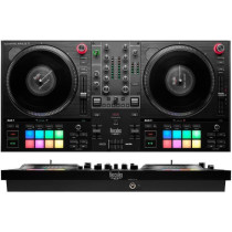 HERCULES DJCONTROL INPULSE T7 - Black motorized DJ controller with two