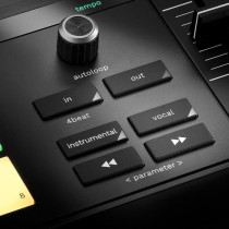 HERCULES DJCONTROL INPULSE T7 - Black motorized DJ controller with two