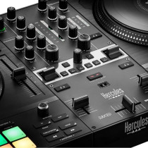 HERCULES DJCONTROL INPULSE T7 - Black motorized DJ controller with two