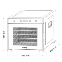 Food dehydrator - HKoeNIG - DSY900 - Timer - Variable temperature - Po