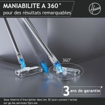 Cordless Stick Vacuum Cleaner - HOOVER HF410H - 190 W - Battery life:
