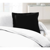 Lovely Home Lot of 2 pillowcases 100% cotton 63x63 cm - Black
