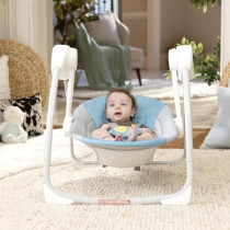 Ity by INGENUITY Sun Valley Baby Swing - Canopy, 2 Toys, 2-Position Re
