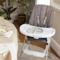 INGENUITY Compact high chair, with secure plate, folds flat, Sun Valle