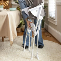 INGENUITY Compact high chair, with secure plate, folds flat, Sun Valle