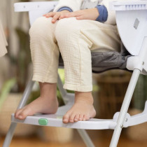 INGENUITY Compact high chair, with secure plate, folds flat, Sun Valle
