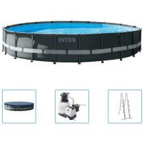 Kit Piscine hors sol tubulaire INTEX - Ultra XTR - 610 x 122 cm - Rond