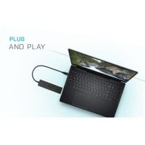 USB-C HUB I-TEC with 4 USB 3.0 Ports with Integrated Cable 20cm