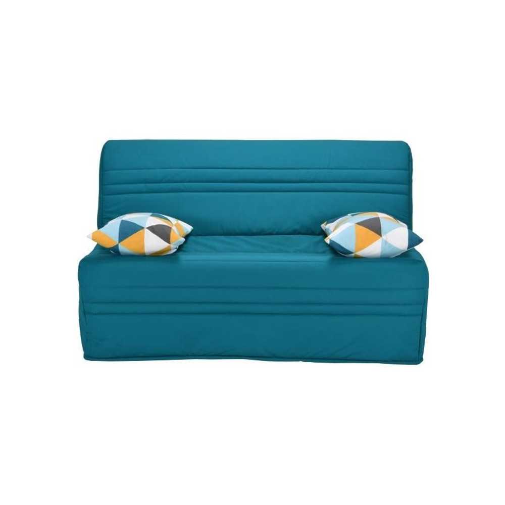 Joe Banquette BZ GEOMETRICO - Tissu turquoise - L 143 x P 101 x H 95 c