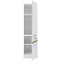 JUNONA Colonne de cuisine 2 Portes ouverture droite - L 50 x H 196 x P