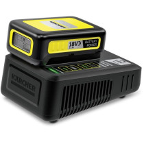 Fast charger for Kärcher 18V Power batteries 2.5 Ah and 5 Ah