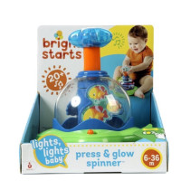 BRIGHT STARTS Musical Star Toy Press & Glow Spinner