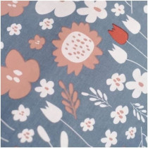 Bed set - TODAY SUNSHINE - 240x220 cm - 2 people - Floral print cotton