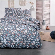 Bed set - TODAY SUNSHINE - 240x220 cm - 2 people - Floral print cotton
