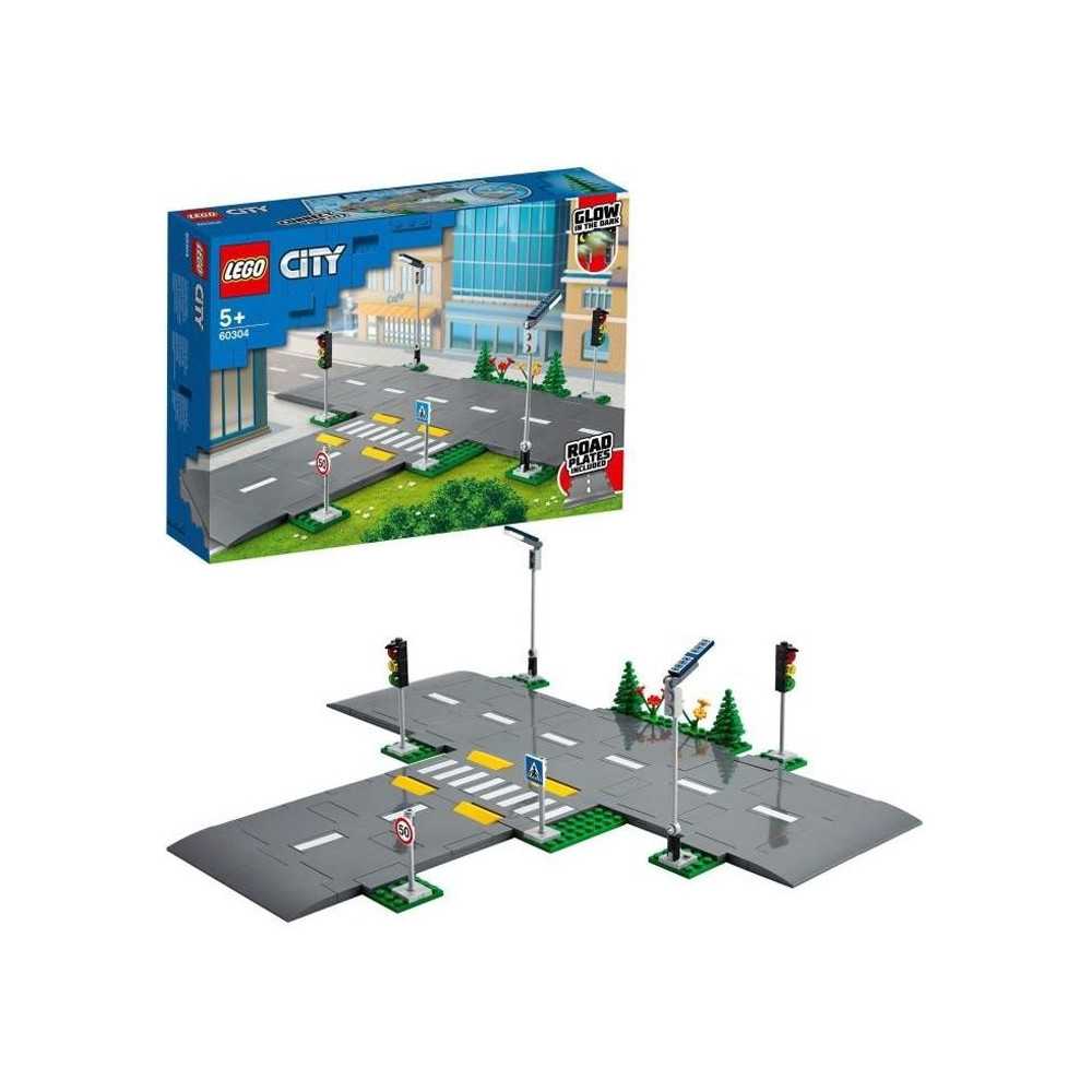 LEGO City 60304 Intersection to assemble, City construction game with