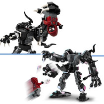 LEGO 76276 Marvel Venom's Robot Armor vs. Miles Morales, Building Toy