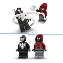 LEGO 76276 Marvel Venom's Robot Armor vs. Miles Morales, Building Toy